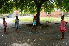 41. Village children at play