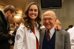 3. Chloe and Grandpa, Dr. and future Dr.
