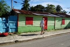 7. Bruce walking the streets of Luperon