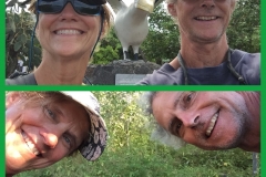 4. Selfies with the Albatross of the Galapagos