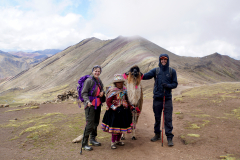 37.-Palccoyo-Mountain-and-local-with-her-pet-to-earn-her-living