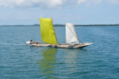 33. Native sailboat