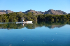 20. Kayaking through the lagoon at Bahia Amortajada