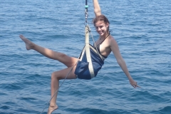 28. Kyra halyard swinging