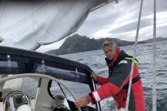 34. Willy driving upwind around Cape Horn