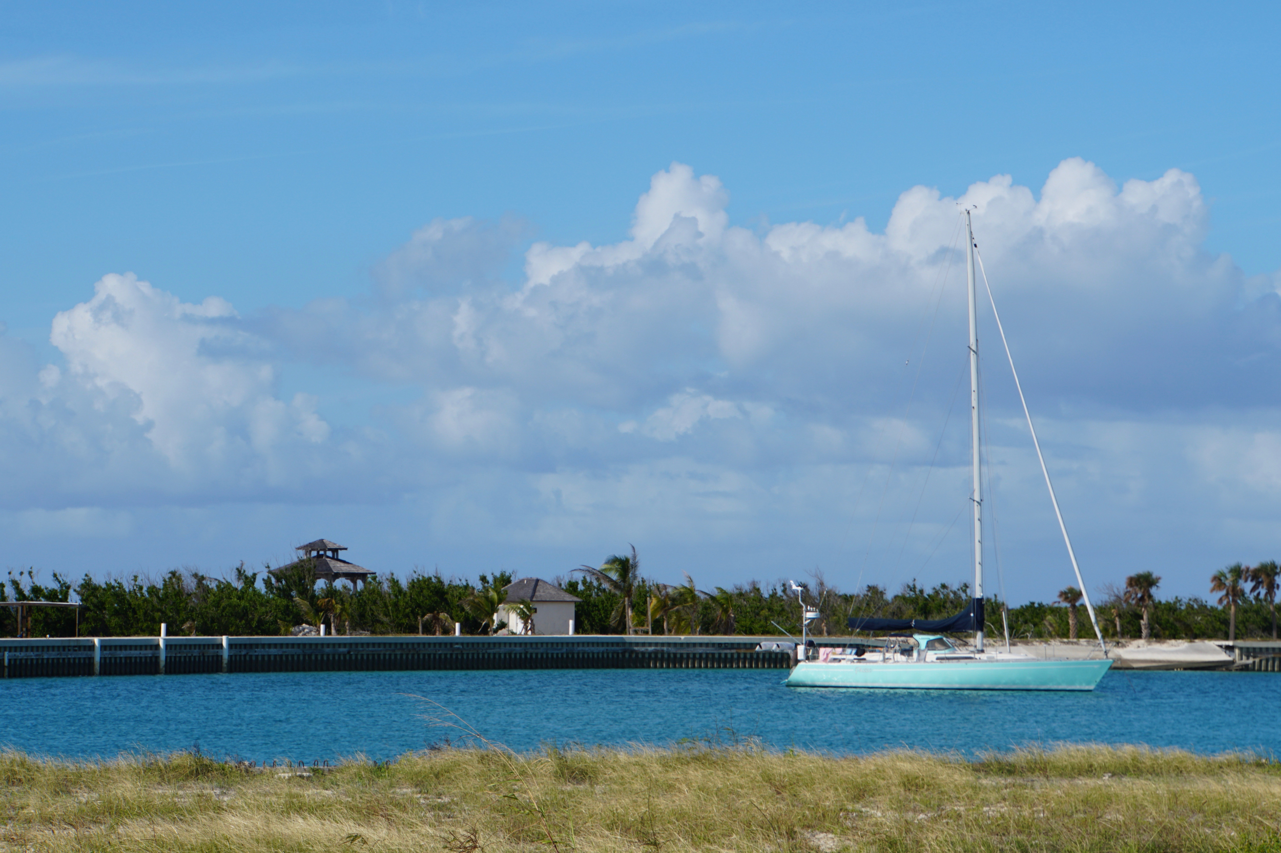 10. Anchored in abandoned marina, West Caicos